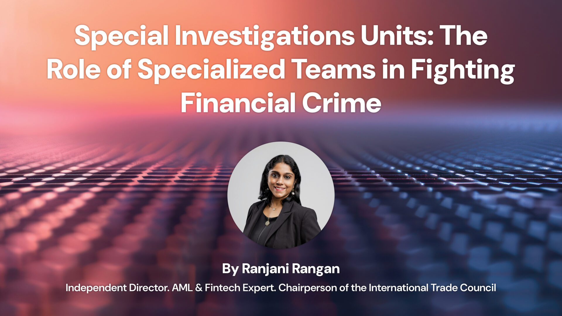 Special Investigations Units: The Role of Specialized Teams in Fighting Financial Crime
